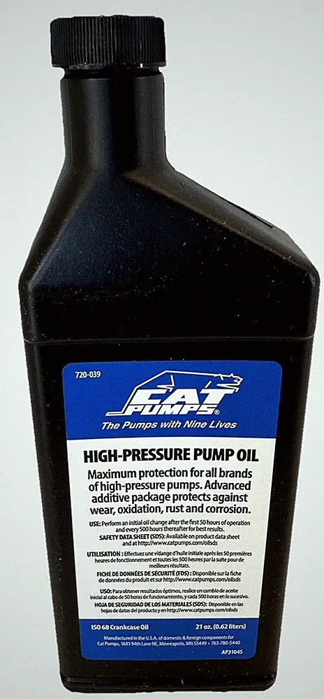 Cat Pumps 21 oz Pressure Washer Pump Oil Anti Corrosion Model AC31045