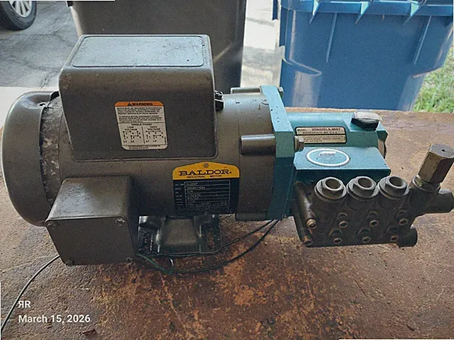 CAT Pumps 2DX05ELS.MIST Pressure Washer Pump Baldor 3/4 HP Motor 115/230V