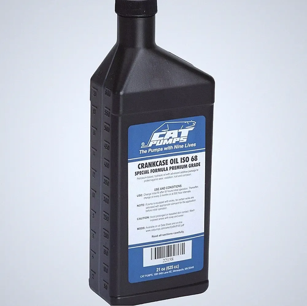Cat Pumps Pressure Washer Pump Oil, 21 Oz. ISO 68 Crankcase