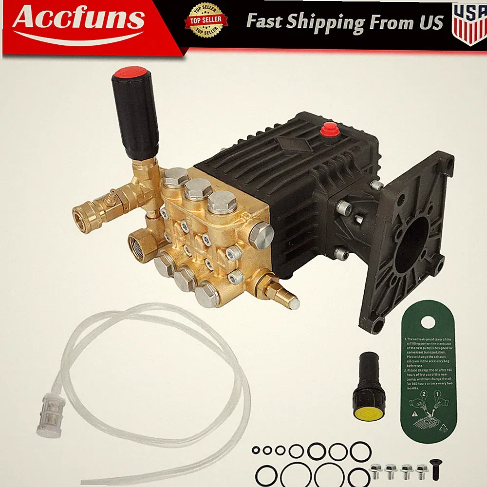 CF 3040 G: 3000 psi 4 US gpm 1-in Shaft Pressure Washer Pump New