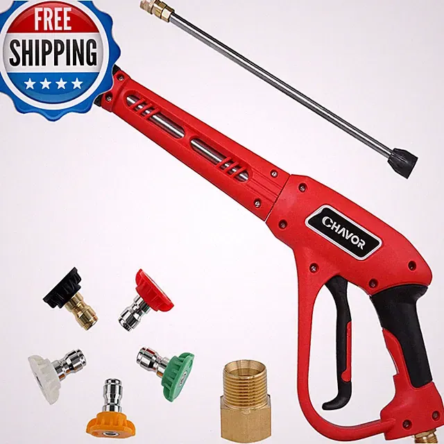 Chavor Pressure Washer Gun Replacement Extension Wand Upgraded Power Washer Gun