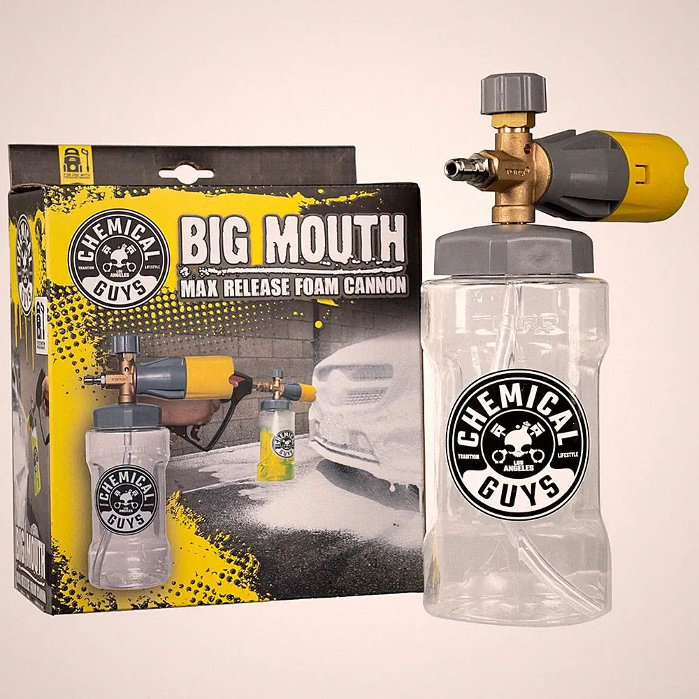Chemical Guys, Big Mouth Max Foam Cannon for Pressure Washers, 34 oz Bottle