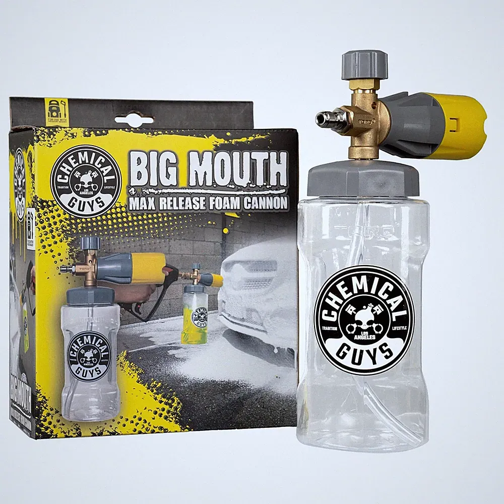 Chemical Guys Big Mouth Max Release Foam Cannon Pressure Washer 34oz Bottle