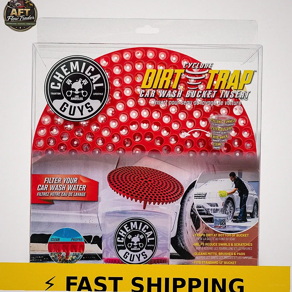 Chemical Guys Cyclone Dirt Trap Filter - Red 12" Diameter
