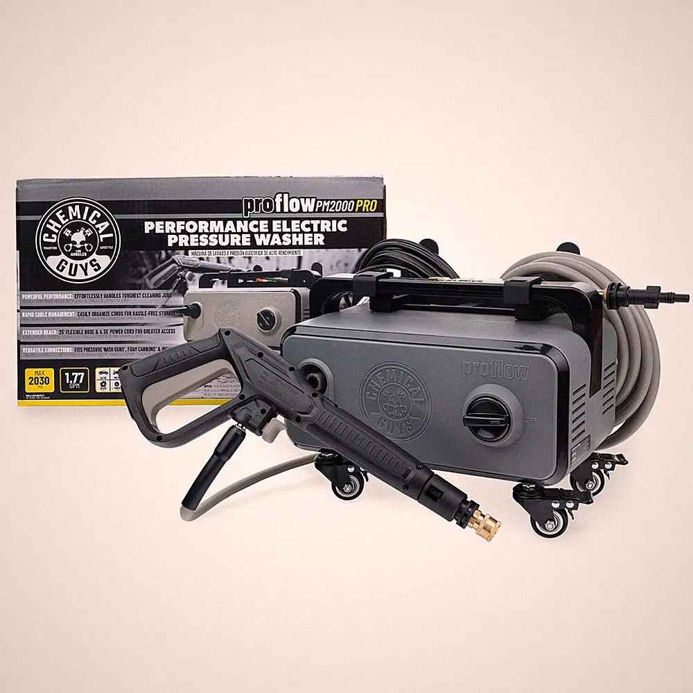 Chemical Guys Electric Pressure Washer PM2000 PRO – 2030 PSI, 1.77 GPM, 25’ F...