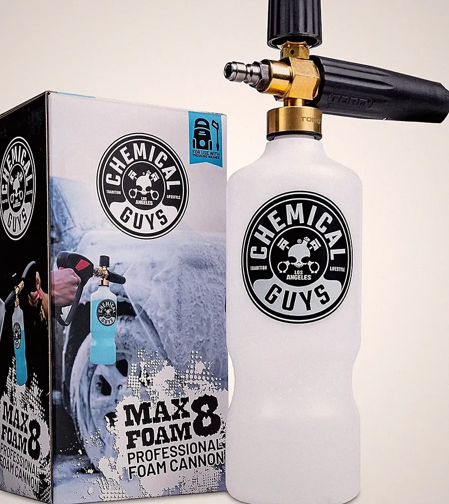 Chemical Guys EQP_310 TORQ Foam Cannon Max Foam 8 Gun Works w/Pressure Washer