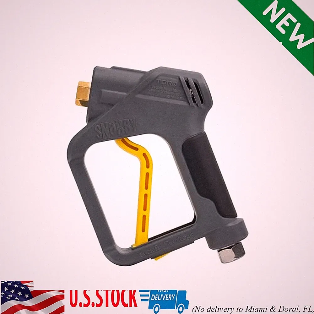 Chemical Guys EQP402 Snubby Pressure Washer Gun, Foam Cannon Attachment, For Gas
