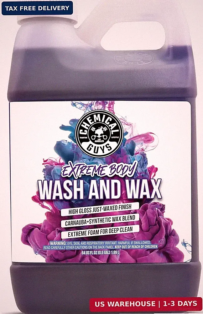 Chemical Guys Extreme Bodywash & Wax Car Wash Soap, 64 oz