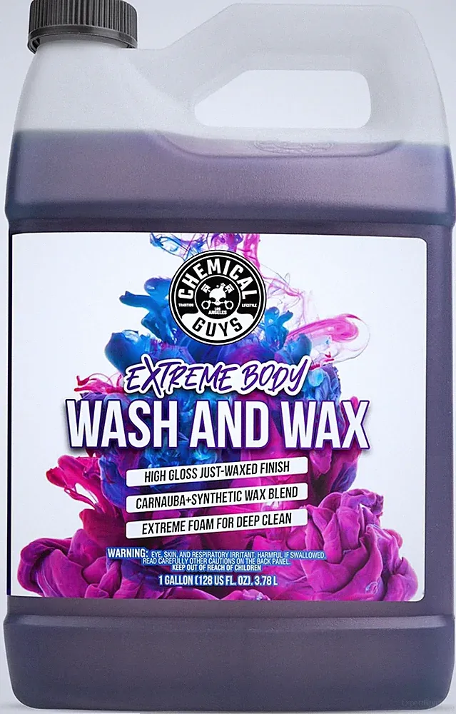 Chemical Guys Extreme Bodywash+Wax Foaming Car Wash Soap For Trucks,RVs,1 Gallon