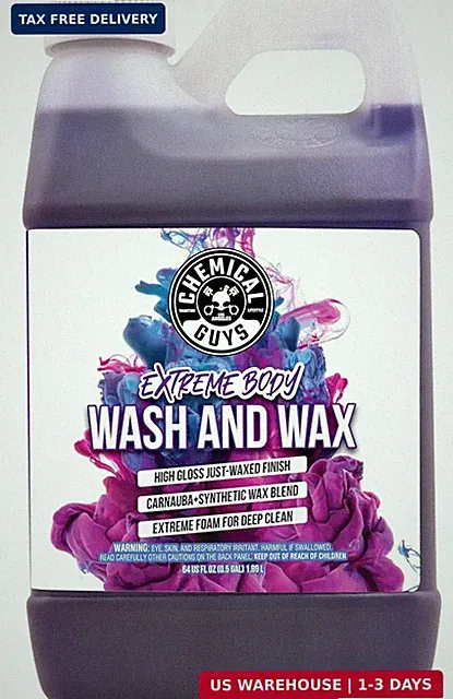 Chemical Guys Extreme Bodywash & Wax Foaming Car Wash Soap - Soap for Foam Canno