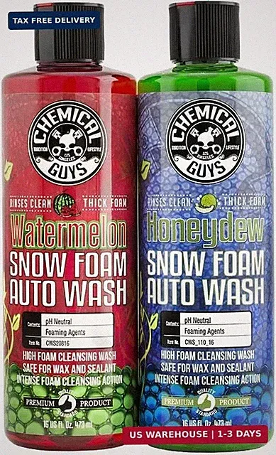Chemical Guys HOL316 Snow Foam Auto Wash Bundle, Cannon and Gun Soap, Safe for C