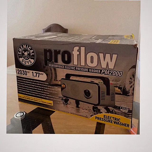 Chemical Guys ProFlow PM2000 Electric Pressure Washer 2030 PSI 1.77 GPM