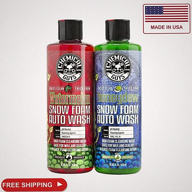Chemical Guys, Snow Foam Wash Bundle, Foam Cannon, Gun & Two Soaps, 16 oz