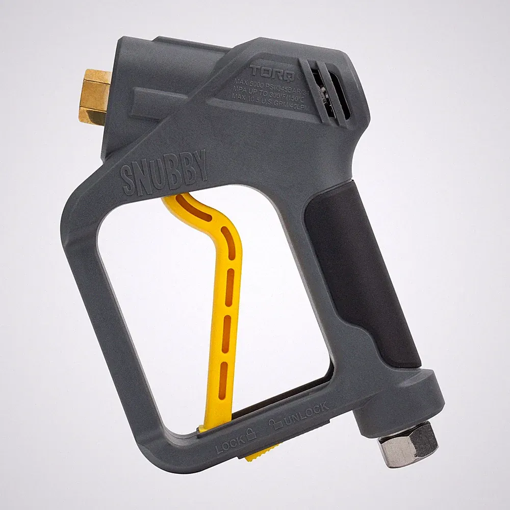 Chemical Guys Snubby Pressure Washer Gun with Foam Cannon Grey and Yellow
