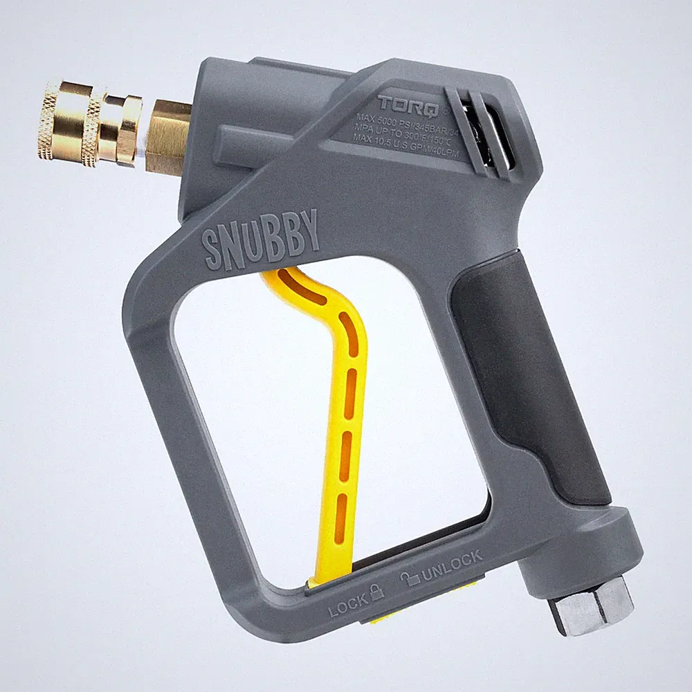 Chemical Guys TORQ Snubby Pressure Washer Gun - Foam Cannon Attachment - New