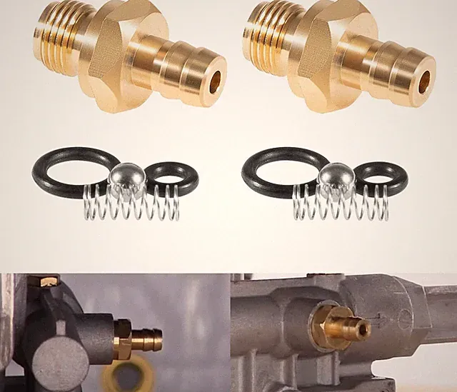 Chemical Injector Kit,Soap Injector for Pressure Washer,1/8In 27 Male BSP Thread