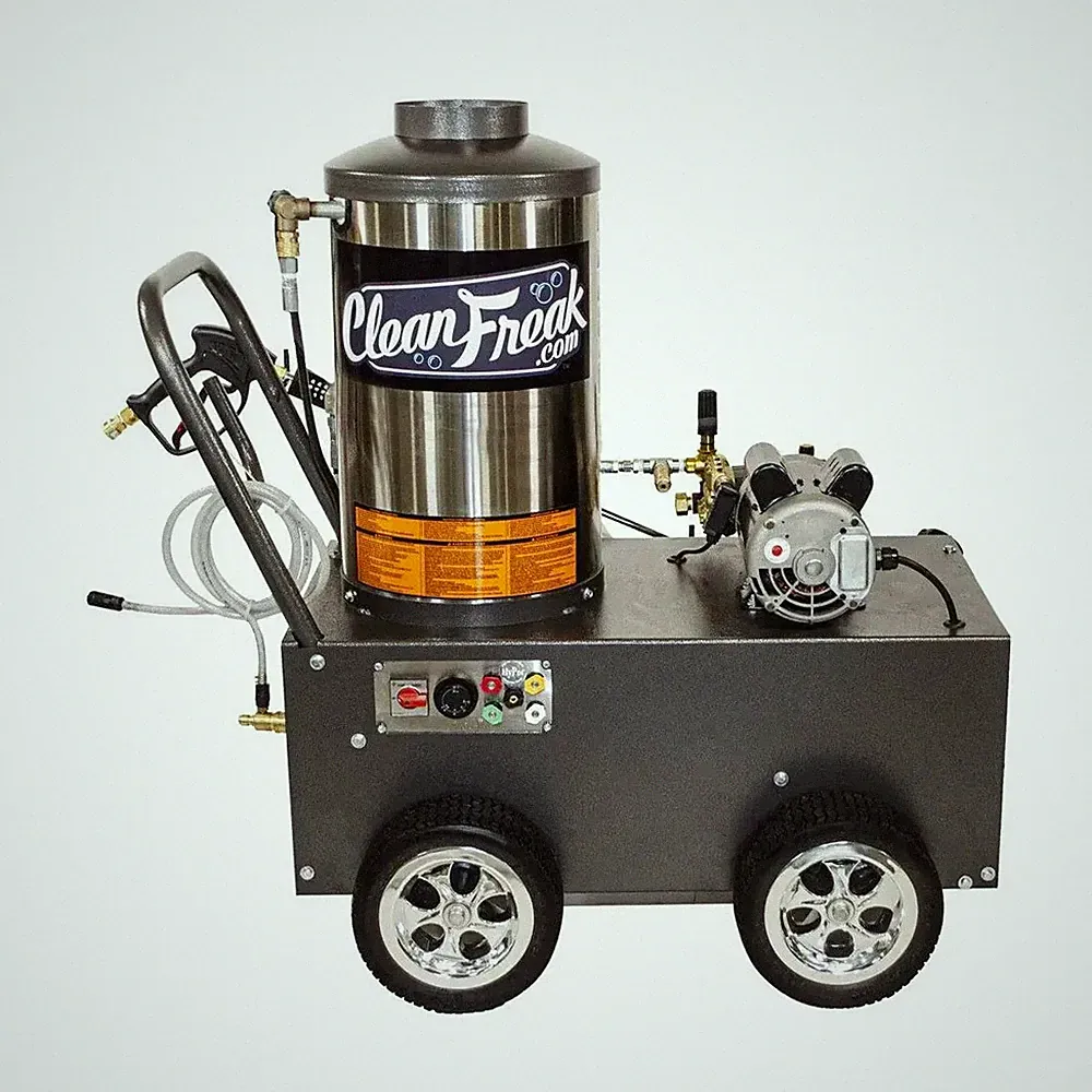 CleanFreak® Hot Water 2.2 GPM Pressure Washer Cart (Electric Motor) – 1,000 PSI