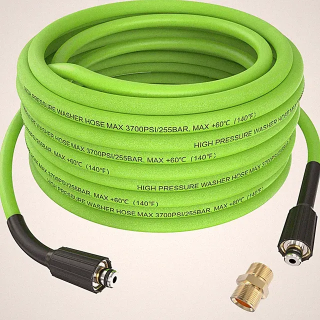 Cleanovix Super Flexible Pressure Washer Hose 50FT x 1/4" | 3700PSI Kink Resi...