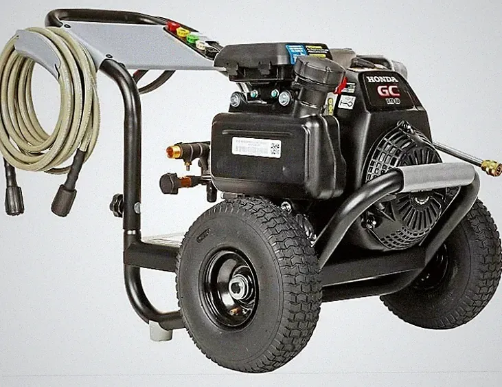 Cold Water Pressure Washer - 3200 PSI - 2.5 GPM - Honda GC Engine - 25 ft Hose