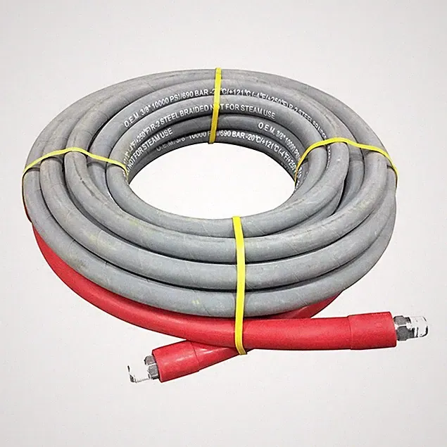 Comet 100' 8000 PSI Pressure Washer Gray Hose