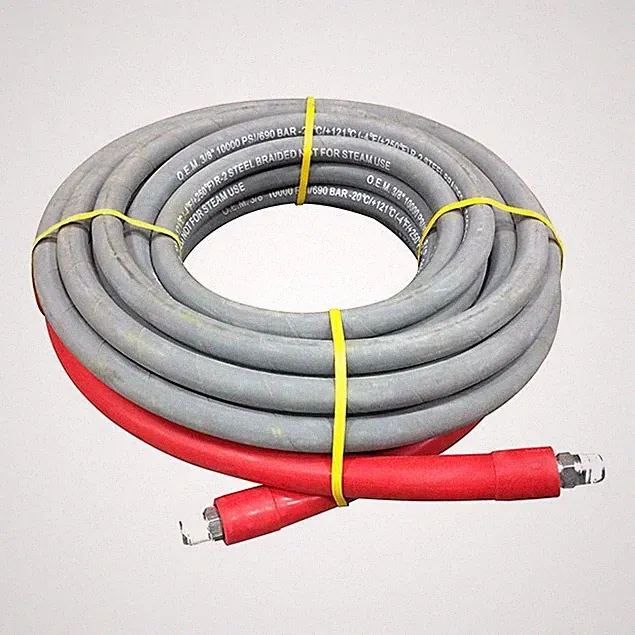 Comet 50' 8000 PSI Pressure Washer Gray Hose