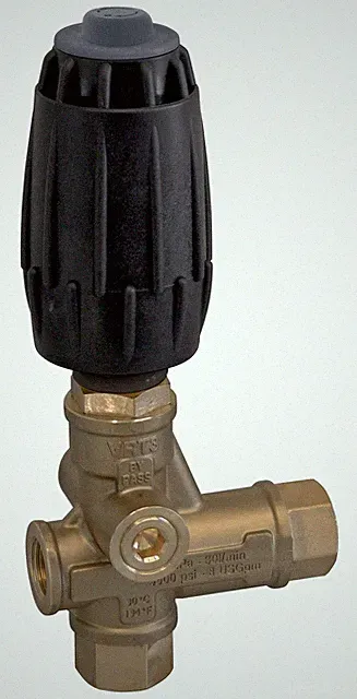 Comet Pressure Washer Unloader Valve 4500 Psi 10.5 Gpm Brass Adjustable Knob