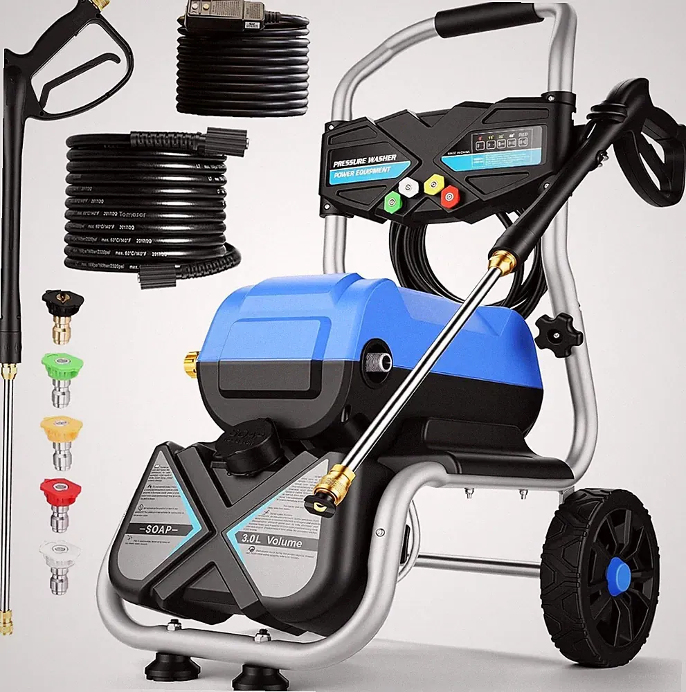 Commercial 5000 PSI 4GPM 3L Foam Bottle Electric Pressure Washer