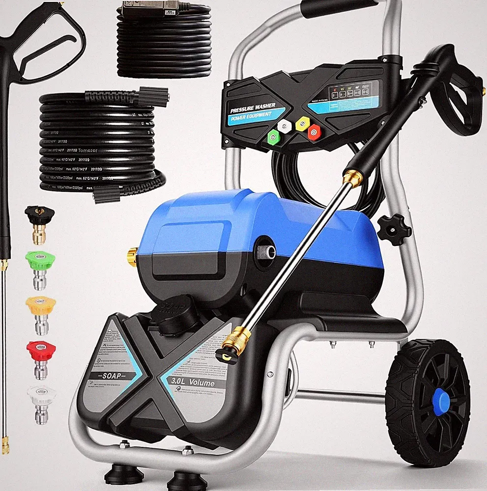 Commercial 5000 PSI 4GPM 3L Foam Bottle Electric Pressure Washer