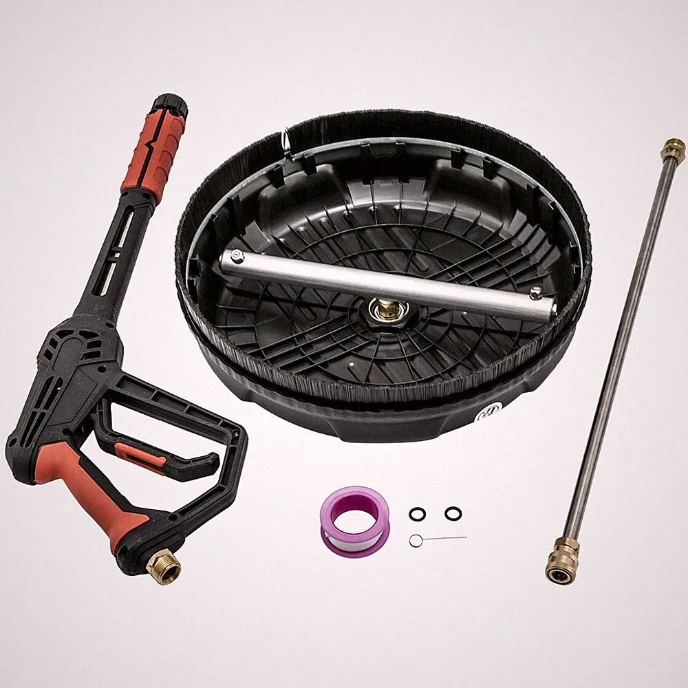 Commercial Grade 15" Pressure Washer Wand 4000PSI Gun Kit Surface Cleaner Tool