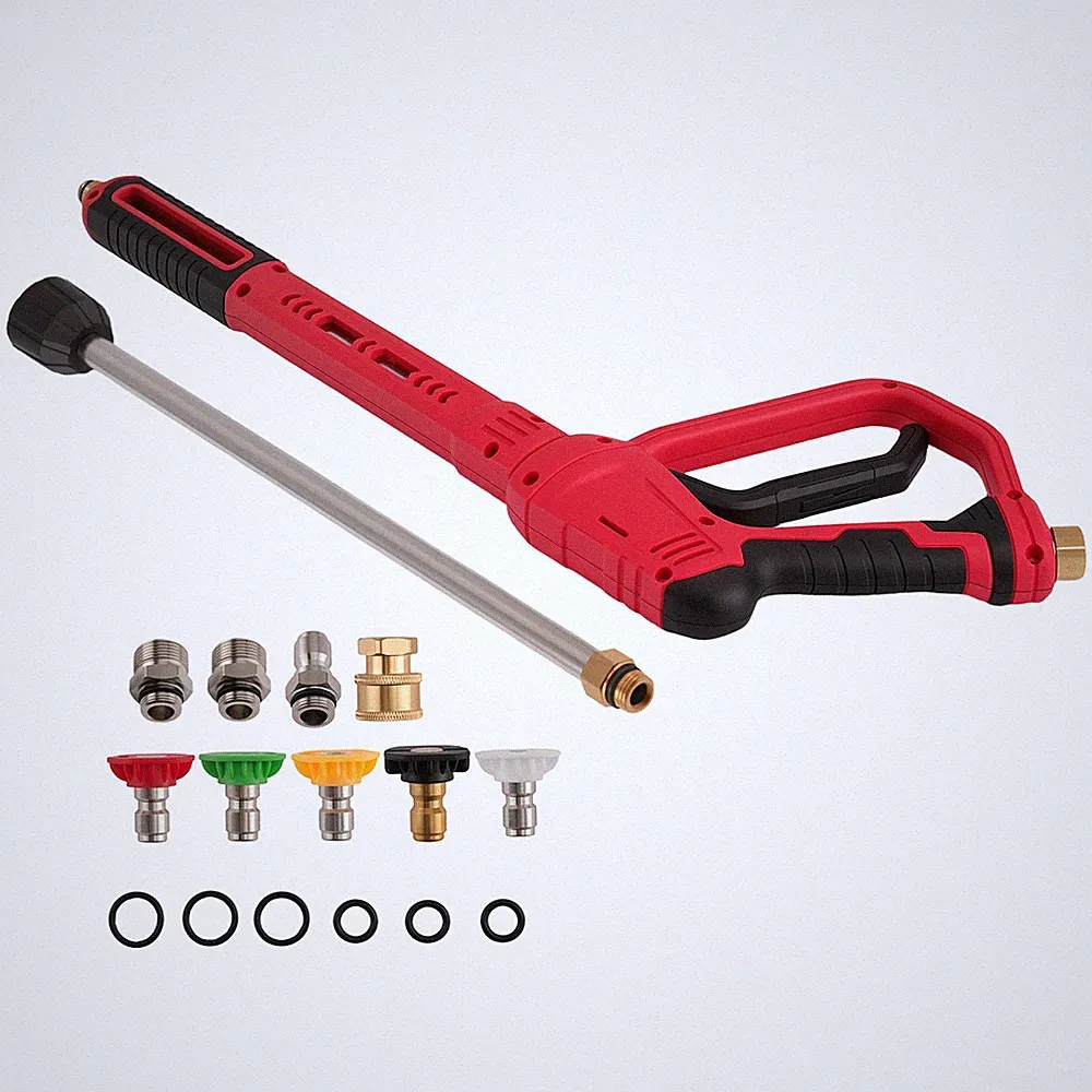 Commercial Grade Pressure Washer Gun 36 Inch Lance with 5 Quick Connect Tips M22