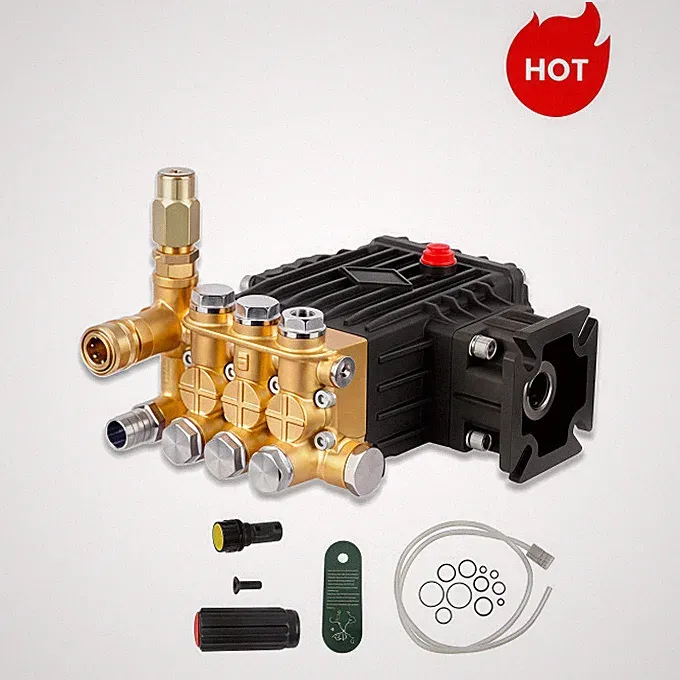 Commercial Horizontal Pressure Washer Pump 2175PSI 3.9GPM 3/4" Hollow Shaft