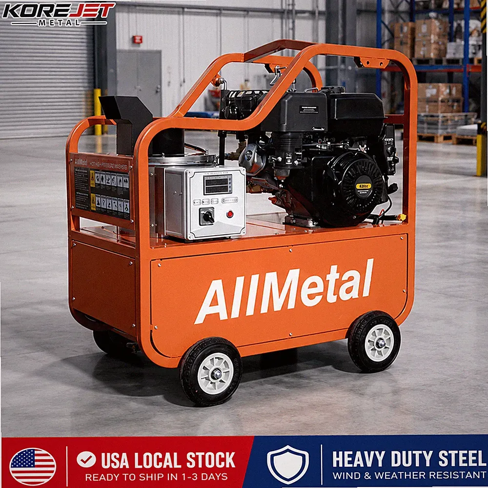 Commercial Hot Water Portable Pressure Power Washer - 4.0GPM, 4000PSI