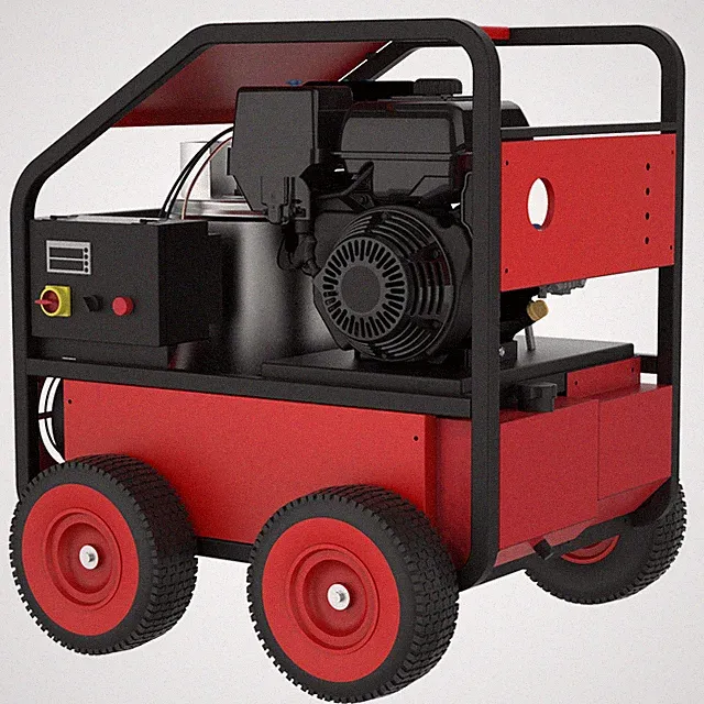 Commercial Hot Water Pressure Washer 4 GPM 4000 PSI Kohler Engine