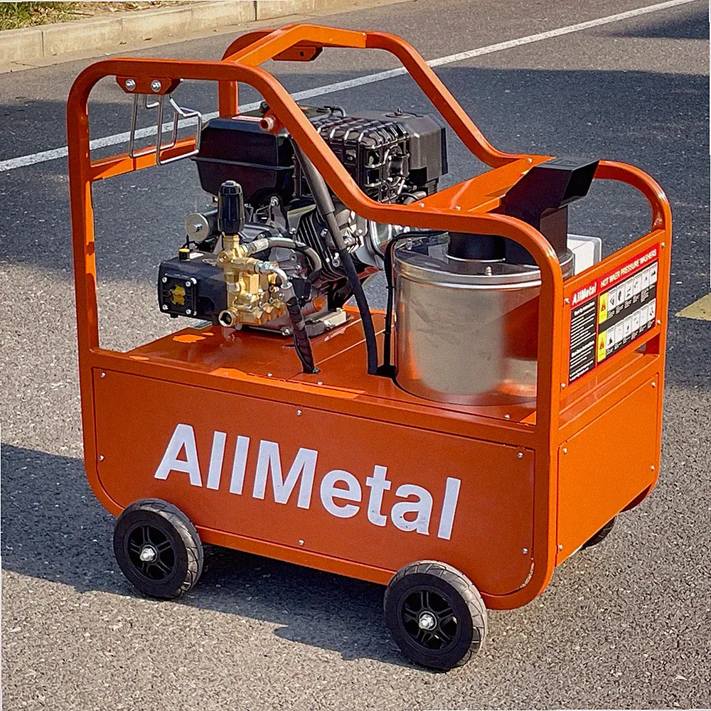 Commercial Portable Steam Hot Water Pressure Washer 4.0GPM 4000PSI Gas Powered