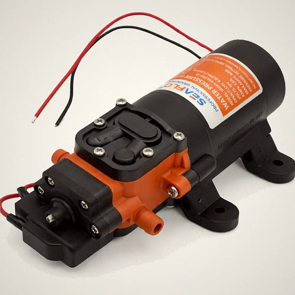 Compact 12V Water Pressure Pump - Quiet Operation