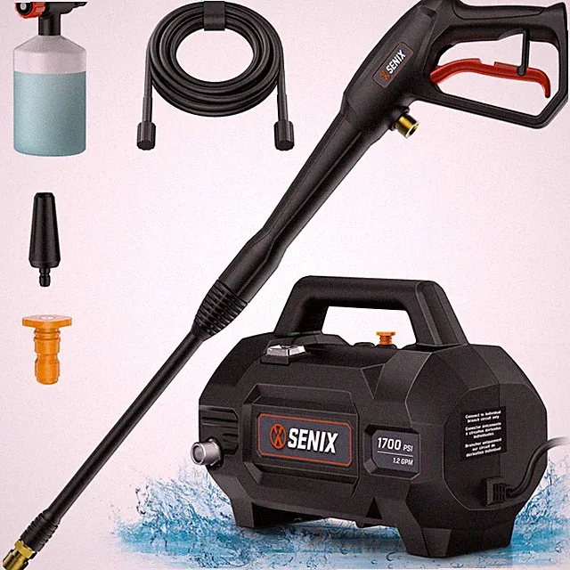 Compact 1700 PSI Electric Pressure Washer, 13A