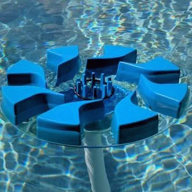 Compact Automatic Pool Surface Cleaner - Made in USA, Easy Installation