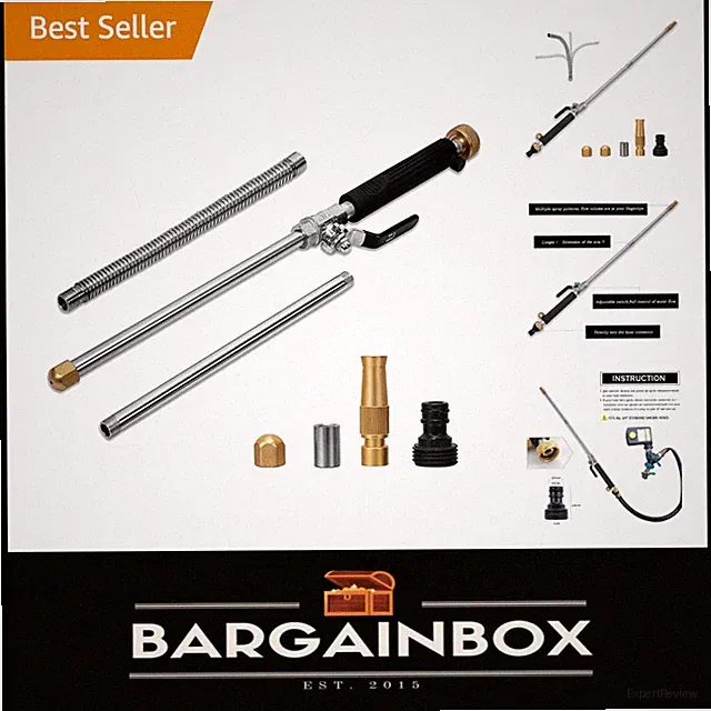 Compact High Pressure Washer with 39" Extendable Wand Perfect for Cars & Patios