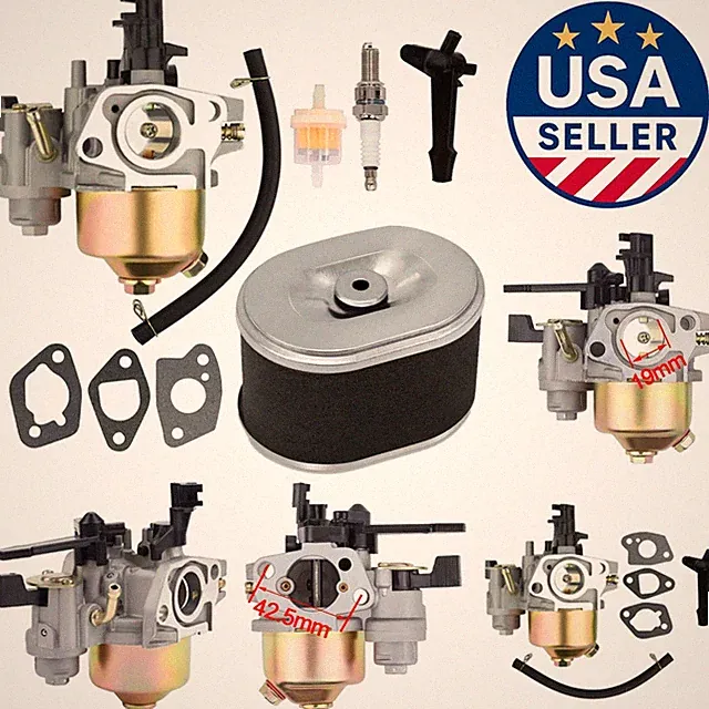 Complete MS60850 Carburetor Kit with Air Filter & Spark Plug for Simpson Washers