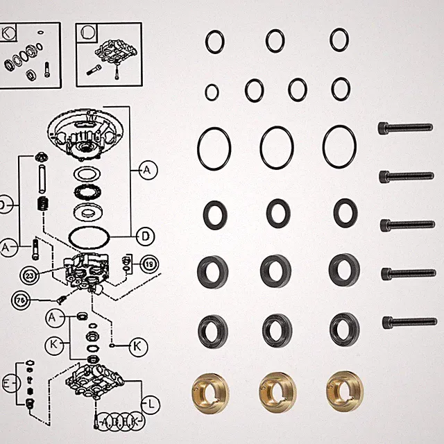 Complete Pressure Washer Seal Kit for Briggs Stratton 190595GS 190711GS 193807GS