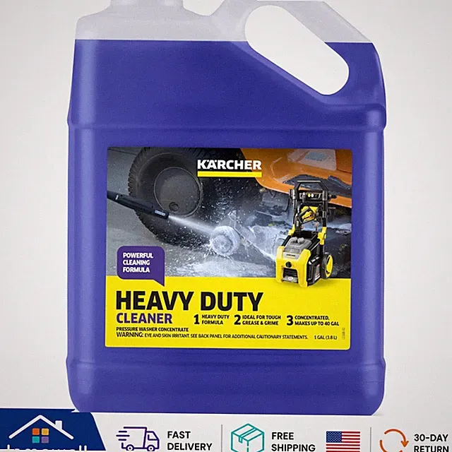 Concentrated Heavy Duty Cleaner for Pressure Washers - Cleans 40 Gallons Strong