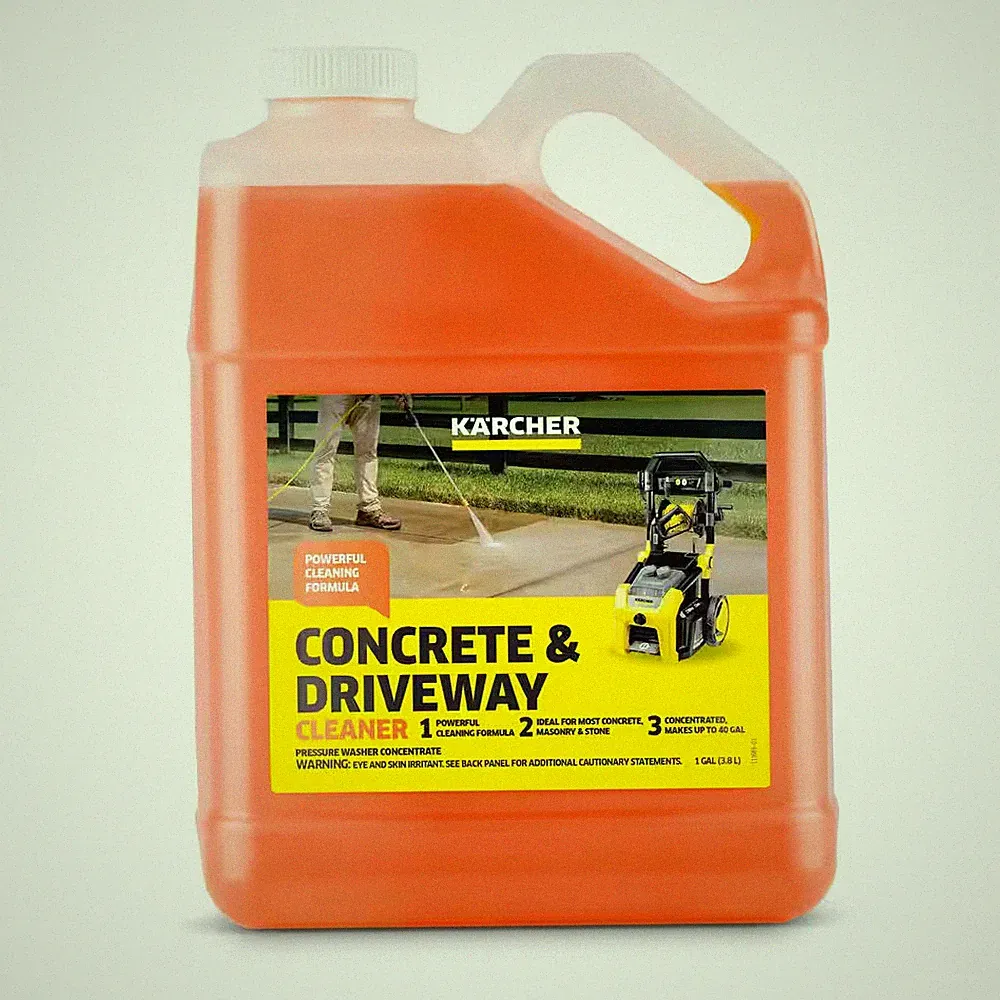Concrete and Driveway Cleaner 1 Gal. Pressure Washer Detergent