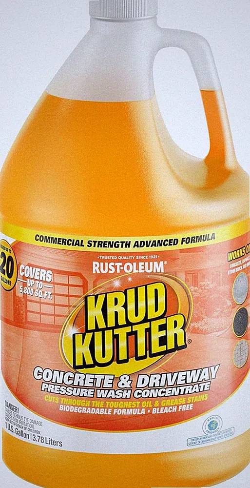 Concrete & Driveway Pressure Washer Concentrate & Manual Use Cleaner | Cuts thro