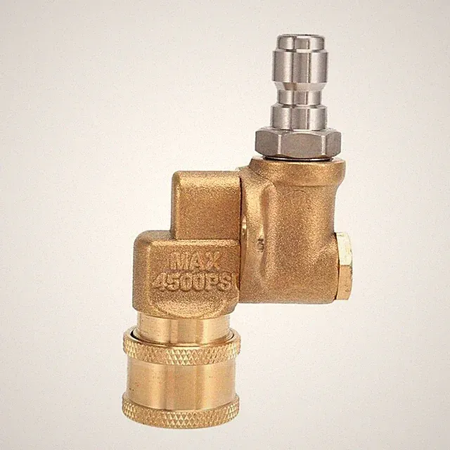 Connecting Pivoting Coupler For Pressure Washer Spray Nozzle, Cleaning Hard T ]