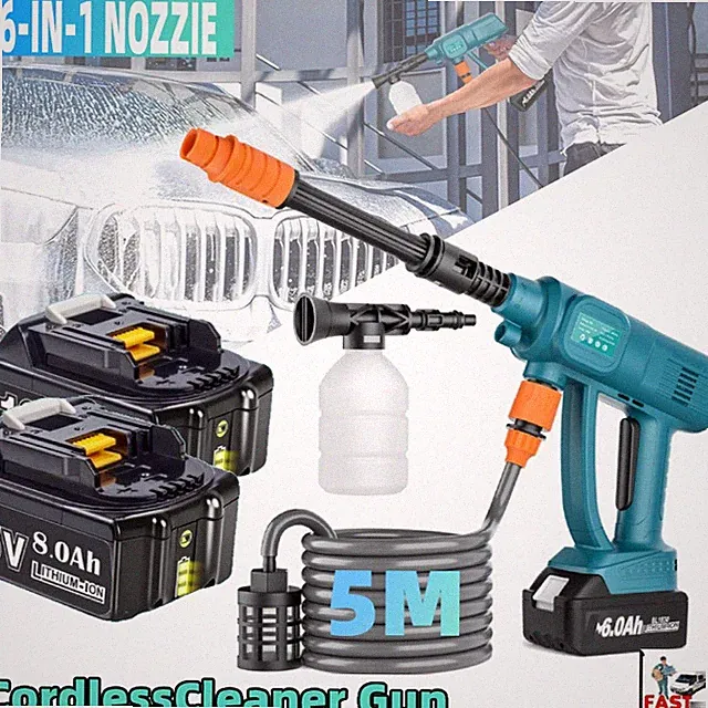 Cordless Car High Pressure Washer Gun Jet Water Cleaner For Makita battery US