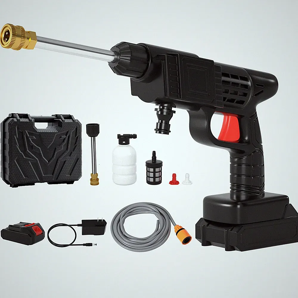 Cordless Electric High Pressure Spray Gun Car Washer Cleaner Tool