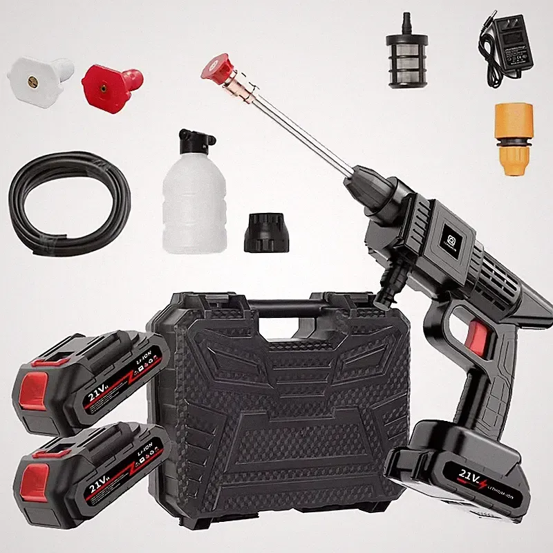 Cordless Electric Pressure Washer - Portable, High-Power Cleaning Tool for Home