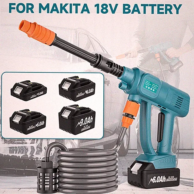 Cordless High Pressure Washer Gun for Makita 18V Battery Car Wash Sprayer