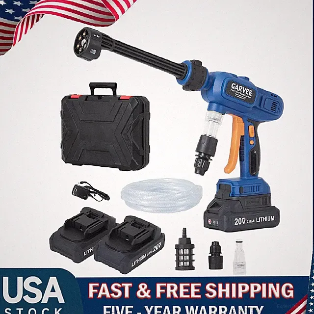 Cordless High Pressure Washer ,Portable Water Spray Gun Car Washer Cleaner Tool