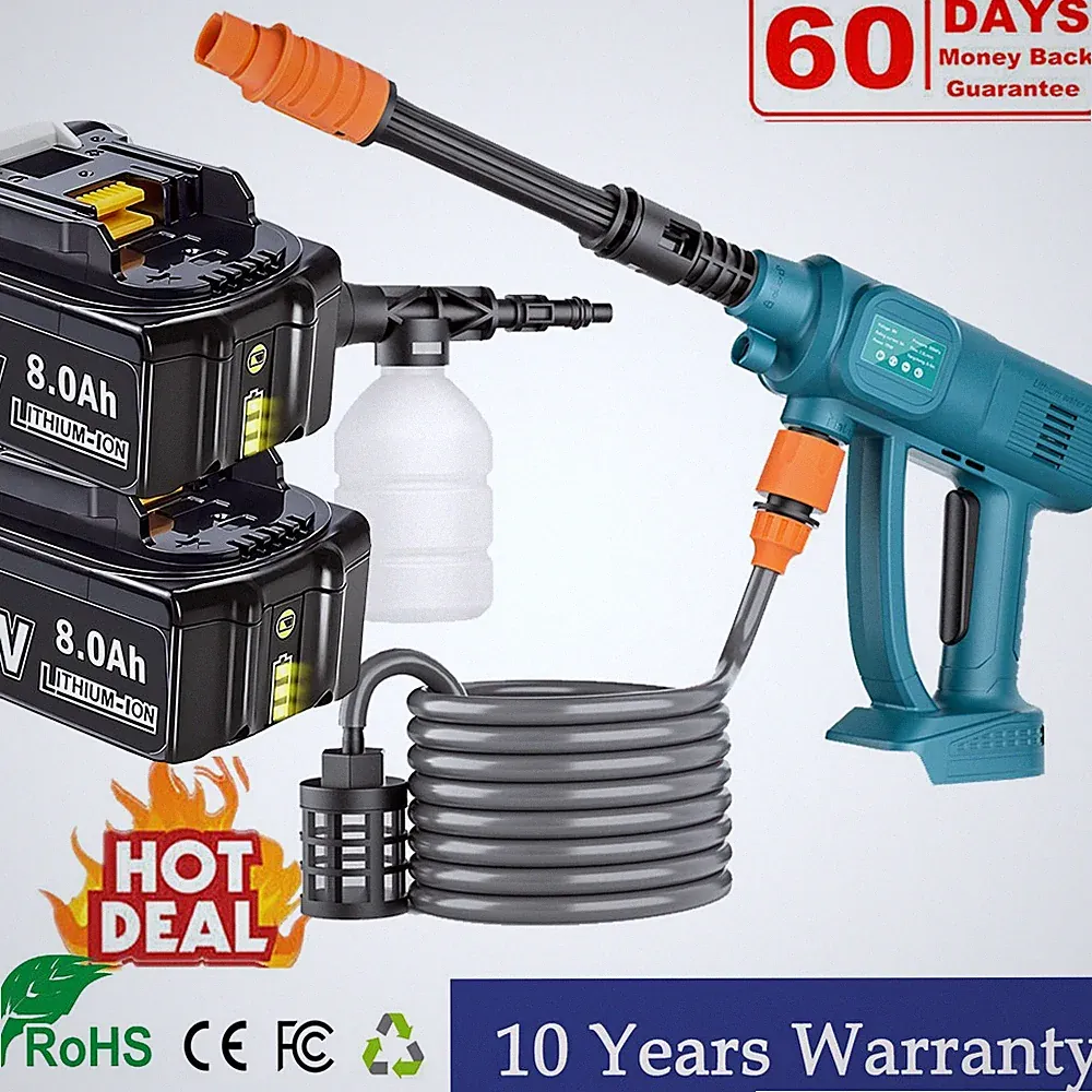 Cordless High Pressure Washer Spray Gun Washer Gun /Battery For Makita 18V TOOLS